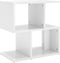 vidaXL - Nachtkastje - 50x30x51,5 - cm - bewerkt - hout - hoogglans - wit