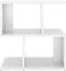 vidaXL - Nachtkastje - 50x30x51,5 - cm - bewerkt - hout - hoogglans - wit