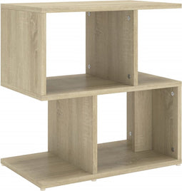 vidaXL - Nachtkastje - 50x30x51,5 - cm - bewerkt - hout - sonoma - eikenkleurig