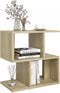 vidaXL - Nachtkastje - 50x30x51,5 - cm - bewerkt - hout - sonoma - eikenkleurig