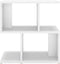vidaXL - Nachtkastje - 50x30x51,5 - cm - bewerkt - hout - wit
