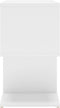 vidaXL - Nachtkastje - 50x30x51,5 - cm - bewerkt - hout - wit