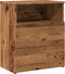 vidaXL - Nachtkastje - 50x32x60 - cm - bewerkt - hout - oud - houtkleurig
