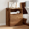 vidaXL - Nachtkastje - 50x32x60 - cm - bewerkt - hout - oud - houtkleurig