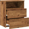 vidaXL - Nachtkastje - 50x32x60 - cm - bewerkt - hout - oud - houtkleurig