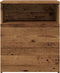 vidaXL - Nachtkastje - 50x32x60 - cm - bewerkt - hout - oud - houtkleurig