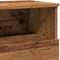 vidaXL - Nachtkastje - 50x32x60 - cm - bewerkt - hout - oud - houtkleurig