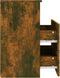 vidaXL - Nachtkastje - 50x32x60 - cm - gerookt - eikenkleurig
