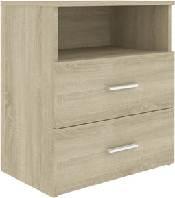 vidaXL - Nachtkastje - 50x32x60 - cm - sonoma - eikenkleurig