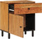 vidaXL - Nachtkastje - 50x33x60 - cm - massief - acaciahout