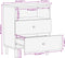 vidaXL - Nachtkastje - 50x33x60 - cm - massief - acaciahout
