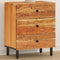 vidaXL - Nachtkastje - 50x33x60 - cm - massief - acaciahout