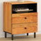 vidaXL - Nachtkastje - 50x33x60 - cm - massief - acaciahout