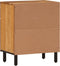 vidaXL - Nachtkastje - 50x33x60 - cm - massief - acaciahout