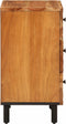 vidaXL - Nachtkastje - 50x33x60 - cm - massief - acaciahout