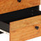vidaXL - Nachtkastje - 50x33x60 - cm - massief - acaciahout
