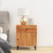 vidaXL - Nachtkastje - 50x33x60 - cm - massief - acaciahout