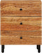 vidaXL - Nachtkastje - 50x33x60 - cm - massief - acaciahout