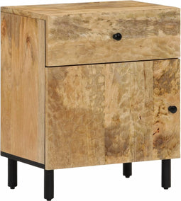 vidaXL - Nachtkastje - 50x33x60 - cm - massief - mangohout