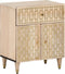 vidaXL - Nachtkastje - 50x33x60 - cm - massief - mangohout