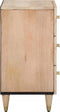 vidaXL - Nachtkastje - 50x33x60 - cm - massief - mangohout