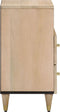 vidaXL - Nachtkastje - 50x33x60 - cm - massief - mangohout
