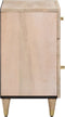 vidaXL - Nachtkastje - 50x33x60 - cm - massief - mangohout