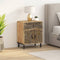 vidaXL - Nachtkastje - 50x33x60 - cm - massief - mangohout