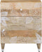 vidaXL - Nachtkastje - 50x33x60 - cm - massief - mangohout