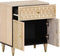 vidaXL - Nachtkastje - 50x33x60 - cm - massief - mangohout
