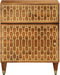 vidaXL - Nachtkastje - 50x33x60 - cm - massief - mangohout