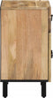 vidaXL - Nachtkastje - 50x33x60 - cm - massief - mangohout