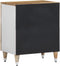 vidaXL - Nachtkastje - 50x33x60 - cm - massief - mangohout