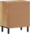 vidaXL - Nachtkastje - 50x33x60 - cm - massief - mangohout