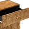 vidaXL - Nachtkastje - 50x33x60 - cm - massief - mangohout