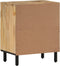 vidaXL - Nachtkastje - 50x33x60 - cm - massief - mangohout