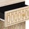 vidaXL - Nachtkastje - 50x33x60 - cm - massief - mangohout