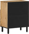 vidaXL - Nachtkastje - 50x33x60 - cm - massief - mangohout