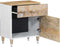 vidaXL - Nachtkastje - 50x33x60 - cm - massief - mangohout