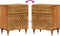 vidaXL - Nachtkastje - 50x33x60 - cm - massief - mangohout