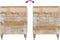 vidaXL - Nachtkastje - 50x33x60 - cm - massief - mangohout