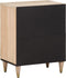 vidaXL - Nachtkastje - 50x33x60 - cm - massief - mangohout