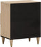vidaXL - Nachtkastje - 50x33x60 - cm - massief - mangohout