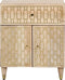 vidaXL - Nachtkastje - 50x33x60 - cm - massief - mangohout