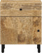 vidaXL - Nachtkastje - 50x33x60 - cm - massief - mangohout
