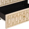 vidaXL - Nachtkastje - 50x33x60 - cm - massief - mangohout