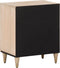 vidaXL - Nachtkastje - 50x33x60 - cm - massief - mangohout