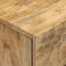 vidaXL - Nachtkastje - 50x33x60 - cm - massief - mangohout