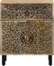 vidaXL - Nachtkastje - 50x33x60 - cm - massief - mangohout