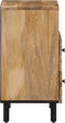 vidaXL - Nachtkastje - 50x33x60 - cm - massief - mangohout